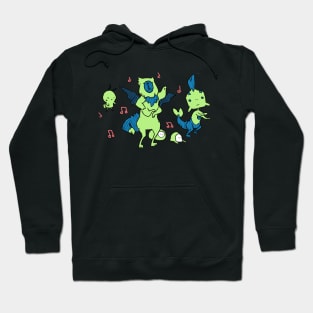 Rock N Rolliens: Party 4 Hoodie